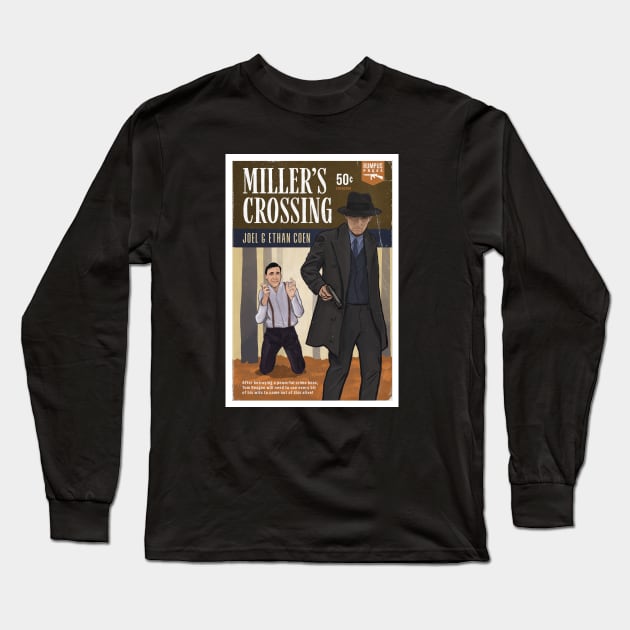 Miller's Crossing alternative movie poster Long Sleeve T-Shirt by chrisayerscreative